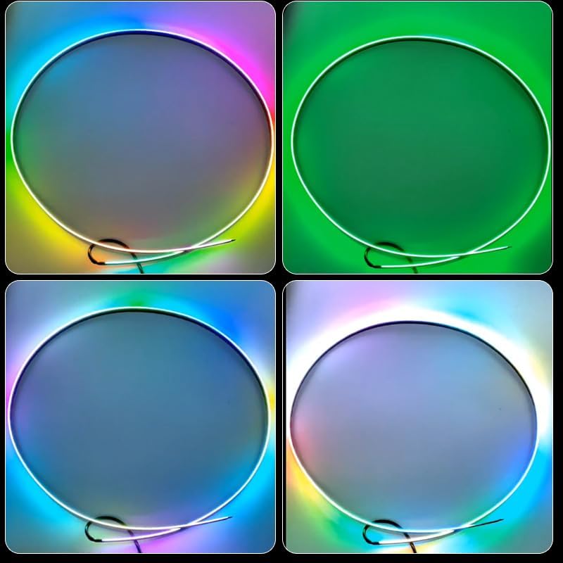 WEBUPAR Dreamcolor Interior Car Lights Strips 55-inch, Tesla Model 3 Model Y Interior car Lights, RGB Neon Light Kits with APP Control, Tesla Ambient Lighting Accessories - Image 4